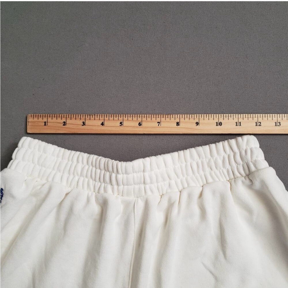 FP Movement by Free People Cream Track Pants with Blue and Brown Panels - Picture 6 of 6